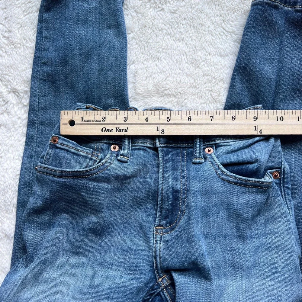 Gap‎ Kids Skinny Jeans Medium Wash Blue Adjustable Waist Size 8  Denim Preowned